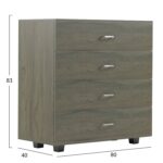 ΣΥΡΤΑΡΙΕΡΑ ΜΕΛΑΜΙΝΗΣ THORG ME 4 ΣΥΡΤΑΡΙΑ DARK OLIVE HM8996.05 80x40x83Υεκ. - Image 2
