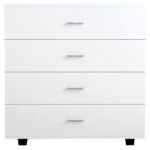 ΣΥΡΤΑΡΙΕΡΑ ΜΕΛΑΜΙΝΗΣ THORG ME 4 ΣΥΡΤΑΡΙΑ ΛΕΥΚΗ HM8996.03 80x40x83Υεκ. - Image 2