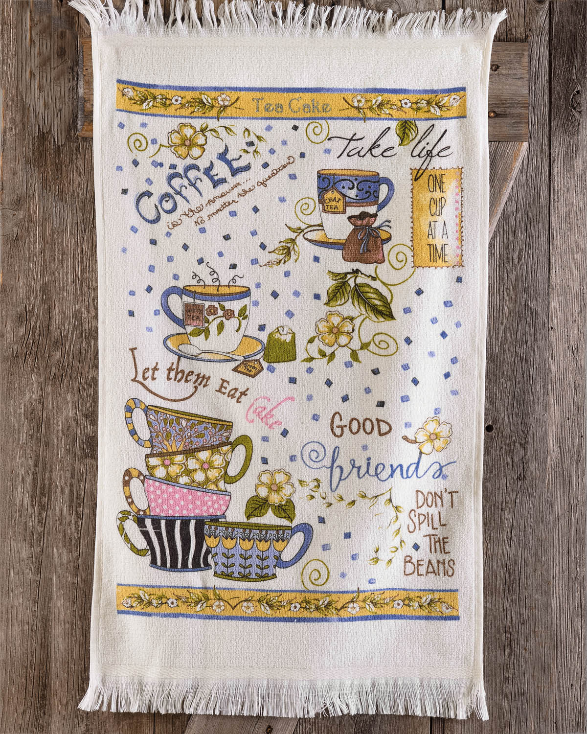 tasty-pot_kitchen Πετσέτα Κουζίνας 100% Βαμβάκι Tea & Cake 40x60cm Rythmos - Image 1