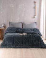 Κουβερτοπάπλωμα Παιδικό Μονό 160x220 Tilty Γκρί Μπλέ 710gr Rythmos - Image 3