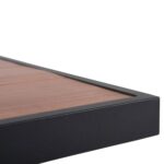 ΤΡΑΠΕΖΙ ΑΛΟΥΜΙΝΙΟΥ GOBAR HM6060.03 ΑΝΘΡΑΚΙ ΜΕ ΕΠΙΦΑΝΕΙΑ ΑΠΟΜΙΜΗΣΗΣ ΞΥΛΟΥ 240Χ105Χ75Υεκ. - Image 6