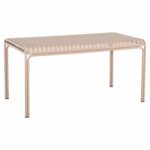 ΤΡΑΠΕΖΙ ΑΛΟΥΜΙΝΙΟΥ RACHEL HM6339.04 ΣΑΜΠΑΝΙ 150x80x76Υεκ.