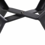 ΤΡΑΠΕΖΙ ΑΛΟΥΜΙΝΙΟΥ ΣΤΡΟΓΓΥΛΟ HIGER HM6061.03 ΑΝΘΡΑΚΙ Φ126Χ73Υεκ. - Image 8