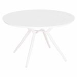 ΤΡΑΠΕΖΙ ΑΛΟΥΜΙΝΙΟΥ ΣΤΡΟΓΓΥΛΟ HIGER HM6290.02 Φ126x74Υεκ. - Image 4
