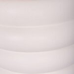 ΤΡΑΠΕΖΙ ΒΟΗΘΗΤΙΚΟ PUFFAT HM18172.02 FIBER CEMENT ΛΕΥΚΟ- ΞΥΛΟ TEAK TOP Φ45x46Υεκ. - Image 8