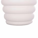 ΤΡΑΠΕΖΙ ΒΟΗΘΗΤΙΚΟ PUFFAT HM18172.02 FIBER CEMENT ΛΕΥΚΟ- ΞΥΛΟ TEAK TOP Φ45x46Υεκ. - Image 10