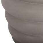 ΤΡΑΠΕΖΙ ΒΟΗΘΗΤΙΚΟ PUFFAT HM18172.03 FIBER CEMENT ΓΚΡΙ- ΞΥΛΟ TEAK TOP Φ45x46Υεκ. - Image 6