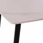ΤΡΑΠΕΖΙ RAVEN HM18149.01 ΚΕΡΑΜΙΚΟ TOP ΜΕ ΟΨΗ ΛΕΥΚΟ ΜΑΡΜΑΡΟ 140x80x74Υεκ. - Image 6