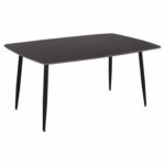 ΤΡΑΠΕΖΙ RAVEN HM18150.02 ΚΕΡΑΜΙΚΟ TOP ΜΕ ΟΨΗ ΜΑΥΡΟ ΜΑΡΜΑΡΟ 160x80x74Υεκ.