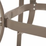 ΤΡΑΠΕΖΙ BRUNO 150X90Χ72Υεκ. ΜΕΤΑΛΛΙΚΟ ΣΑΜΠΑΝΙ ΜΕ ΤΡΥΠΑ ΟΜΠΡΕΛΑΣ Φ38mm HM5145.14 - Image 8