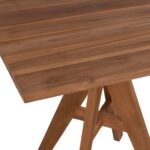 ΤΡΑΠΕΖΙ LEO HM9622.11 ΤΕΤΡΑΓΩΝΟ ΜΑΣΙΦ ΞΥΛΟ ΤΕΑΚ 80X80x75Υεκ. - Image 4