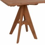 ΤΡΑΠΕΖΙ LEO HM9622.11 ΤΕΤΡΑΓΩΝΟ ΜΑΣΙΦ ΞΥΛΟ ΤΕΑΚ 80X80x75Υεκ. - Image 5