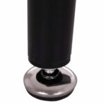 ΤΡΑΠΕΖΙ RAVEN HM9854.02 ΚΕΡΑΜΙΚΟ TOP ΜΑΥΡΟ ΜΑΡΜΑΡΟ-ΜΑΥΡΟ ΜΕΤΑΛΛΟ 120x70x73Υεκ. - Image 9