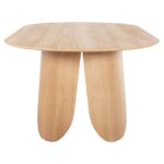 ΤΡΑΠΕΖΙ ΟΒΑΛ DENTY HM9611.01 MDF ΜΕ ΚΑΠΛΑΜΑ ΔΡΥΟΣ-ΦΥΣΙΚΟ ΟΑΚ 240x120x75Υεκ. - Image 4