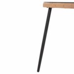 ΤΡΑΠΕΖΙ ΟΡΘΟΓΩΝΙΟ ALLEGRA HM5537.11 ΜΕΤΑΛ.ΜΑΥΡΟ-P.E. RATTAN ΦΥΣΙΚΟ 139,5x79,5x73Υεκ. - Image 9