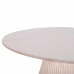 ΤΡΑΠΕΖΙ ΣΑΛΟΝΙΟΥ DUNCAN HM18022.02 ΚΕΡΑΜΙΚΟ TOP-MDF ΒΑΣΗ-ΚΡΕΜ ΛΕΥΚΟ Φ80x41Υεκ. - Image 5