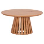 ΤΡΑΠΕΖΙ ΣΑΛΟΝΙΟΥ TALBERT HM18024 MDF ΣΕ ΑΝΟΙΧΤΟ ΦΥΣΙΚΟ ΞΥΛΟΥ Φ80x40,5Υεκ.