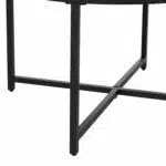 ΤΡΑΠΕΖΙ ΣΑΛΟΝΙΟΥ HM9420.03 BLACK MARBLE ΜΕΛΑΜΙΝΗ-ΜΑΥΡΗ ΜΕΤΑΛΛΙΚΗ ΒΑΣΗ Φ80x48,5Yεκ. - Image 4