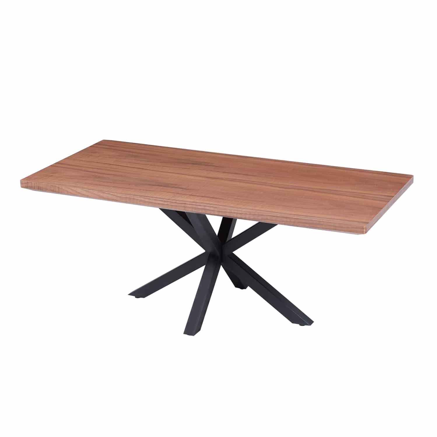 trapezi-salonioy-fb9947002-mdf-me-kaplam ΤΡΑΠΕΖΙ ΣΑΛΟΝΙΟΥ HM9470.02 MDF ΜΕ ΚΑΠΛΑΜΑ ΞΥΛΟΥ ΚΑΡΥΔΙΑΣ 120x60x45,5Υεκ. - Image 1