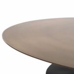 ΤΡΑΠΕΖΙ ΣΑΛΟΝΙΟΥ CUTTY HM9722 ΜΕΤΑΛΛIKO ΣΕ ΜΑΥΡΟ-ΣΚΟΥΡΟ ΧΑΛΚΙΝΟ Φ76x45,5Yεκ - Image 6