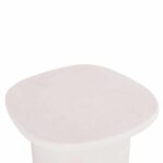 ΤΡΑΠΕΖΙ ΣΑΛΟΝΙΟΥ ΟΒΑΛ ΣΕΙΡΑ SANTORINI HM18054 MDF ΣΕ ΥΠΟΛΕΥΚΟ ΧΡΩΜΑ 54x54,5x40Υεκ - Image 5