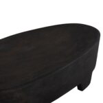 ΤΡΑΠΕΖΙ ΣΑΛΟΝΙΟΥ ΟΒΑΛ ΣΕΙΡΑ SANTORINI HM18066 MDF ΣΕ ΜΑΥΡΟ ΧΡΩΜΑ 100x60x33Υεκ. - Image 6