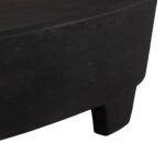 ΤΡΑΠΕΖΙ ΣΑΛΟΝΙΟΥ ΟΒΑΛ ΣΕΙΡΑ SANTORINI HM18066 MDF ΣΕ ΜΑΥΡΟ ΧΡΩΜΑ 100x60x33Υεκ. - Image 7