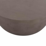 ΤΡΑΠΕΖΙ ΣΑΛΟΝΙΟΥ ΣΤΡΟΓΓΥΛΟ ALLAN HM18162.03 FIBER CEMENT ΣΕ ΓΚΡΙ--Φ92x49Υεκ. - Image 9