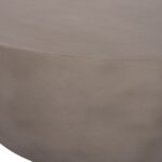 ΤΡΑΠΕΖΙ ΣΑΛΟΝΙΟΥ ΣΤΡΟΓΓΥΛΟ ALLAN HM18162.03 FIBER CEMENT ΣΕ ΓΚΡΙ--Φ92x49Υεκ. - Image 10