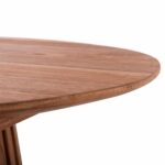ΤΡΑΠΕΖΙ ΣΑΛΟΝΙΟΥ ΣΤΡΟΓΓΥΛΟ FRANTZ HM9523.11 ΜΑΣΙΦ MINDI ΞΥΛΟ-ΦΥΣΙΚΟ Φ100X45Υεκ. - Image 5