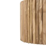 ΤΡΑΠΕΖΙ ΣΑΛΟΝΙΟΥ ΣΤΡΟΓΓΥΛΟ COOTER HM9864 ΚΛΑΔΙΑ TEAK-ΦΥΣΙΚΟ Φ60,5x46Υεκ. - Image 7