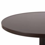 ΤΡΑΠΕΖΙ ΣΤΡΟΓΓΥΛΟ GOSS HM5974.02 ΑΛΟΥΜΙΝΙΟ ΚΑΦΕ Φ60x70Υεκ. - Image 5