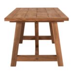 ΤΡΑΠΕΖΙ ΤΡΑΠΕΖΑΡΙΑΣ HM7922 PLUTON RECYCLED TEAK ΣΕ ΦΥΣΙΚΟ ΧΡΩΜΑ 200X100X75Yεκ. - Image 4