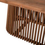 ΤΡΑΠΕΖΙ ΤΡΑΠΕΖΑΡΙΑΣ REMIK HM9835 RECYCLED ΤΕΑΚ ΣΕ ΦΥΣΙΚΟ 100x200x75,5Yεκ. TOP 4εκ. - Image 8