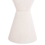 ΤΡΑΠΕΖΙ ΤΡΑΠΕΖΑΡΙΑΣ ΣΤΡΟΓΓΥΛΟ ΣΕΙΡΑ SANTORINI HM18055 MDF ΥΠΟΛΕΥΚΟ ΧΡΩΜΑ Φ77x76Υεκ. - Image 8