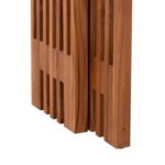 ΤΡΑΠΕΖΙΑ ΣΑΛΟΝΙΟΥ ΣΕΤ 2ΤΜΧ NYA HM9828 ΜΑΣΙΦ ΞΥΛΟ TEAK ΣΕ ΦΥΣΙΚΟ  110x30x46Υεκ. - Image 5