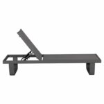ΞΑΠΛΩΣΤΡΑ ΑΛΟΥΜΙΝΙΟΥ ΜΕ ΥΦΑΣΜΑ TESLIN RICKON HM6292.01 ΣΕ ΓΚΡΙ 198x61,5x97Υεκ. - Image 3