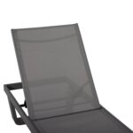 ΞΑΠΛΩΣΤΡΑ ΑΛΟΥΜΙΝΙΟΥ ΜΕ ΥΦΑΣΜΑ TESLIN RICKON HM6292.01 ΣΕ ΓΚΡΙ 198x61,5x97Υεκ. - Image 7