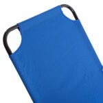 ΞΑΠΛΩΣΤΡΑ ΜΕΤΑΛΛΙΚΗ KALYNDA ΜΑΥΡΗ ΜΕ ΜΠΛΕ ΥΦΑΣΜΑ HM5278 - Image 7