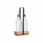 ESTIA ΜΠΟΥΚΑΛΙΑ ΓΙΑ ΛΑΔΙ /ΞΥΔΙ ALLURE 2x280ml ΜΕ ΞΥΛΙΝΗ ΒΑΣΗ