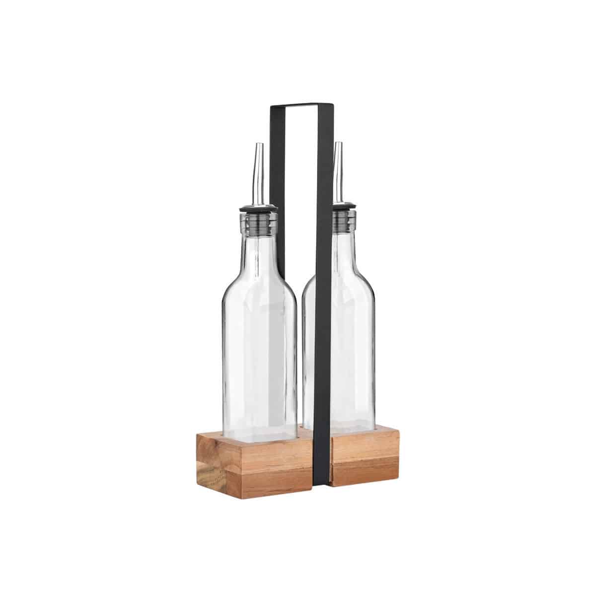 0015001_-allure-2x280ml- ESTIA ΜΠΟΥΚΑΛΙΑ ΓΙΑ ΛΑΔΙ /ΞΥΔΙ ALLURE 2x280ml ΜΕ ΞΥΛΙΝΗ ΒΑΣΗ - Image 1