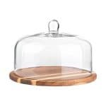 ESTIA ΤΟΥΡΤΙΕΡΑ ALLURE 30cm ΜΕ ΓΥΑΛΙΝΟ ΚΑΠΑΚΙ
