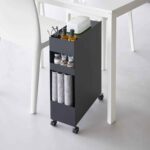 Yamazaki - Τροχήλατο Καλάθι Αποθηκέυσης 3 Επιπέδων Tower BK - Image 4