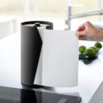 Yamazaki - Θήκη Για Χαρτί Κουζίνας Round Tower BK - Image 4
