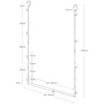 Yamazaki - Ράγα Επέκτασης Ντουλάπας Σε 2 Επίπεδα Smart WH - Image 10