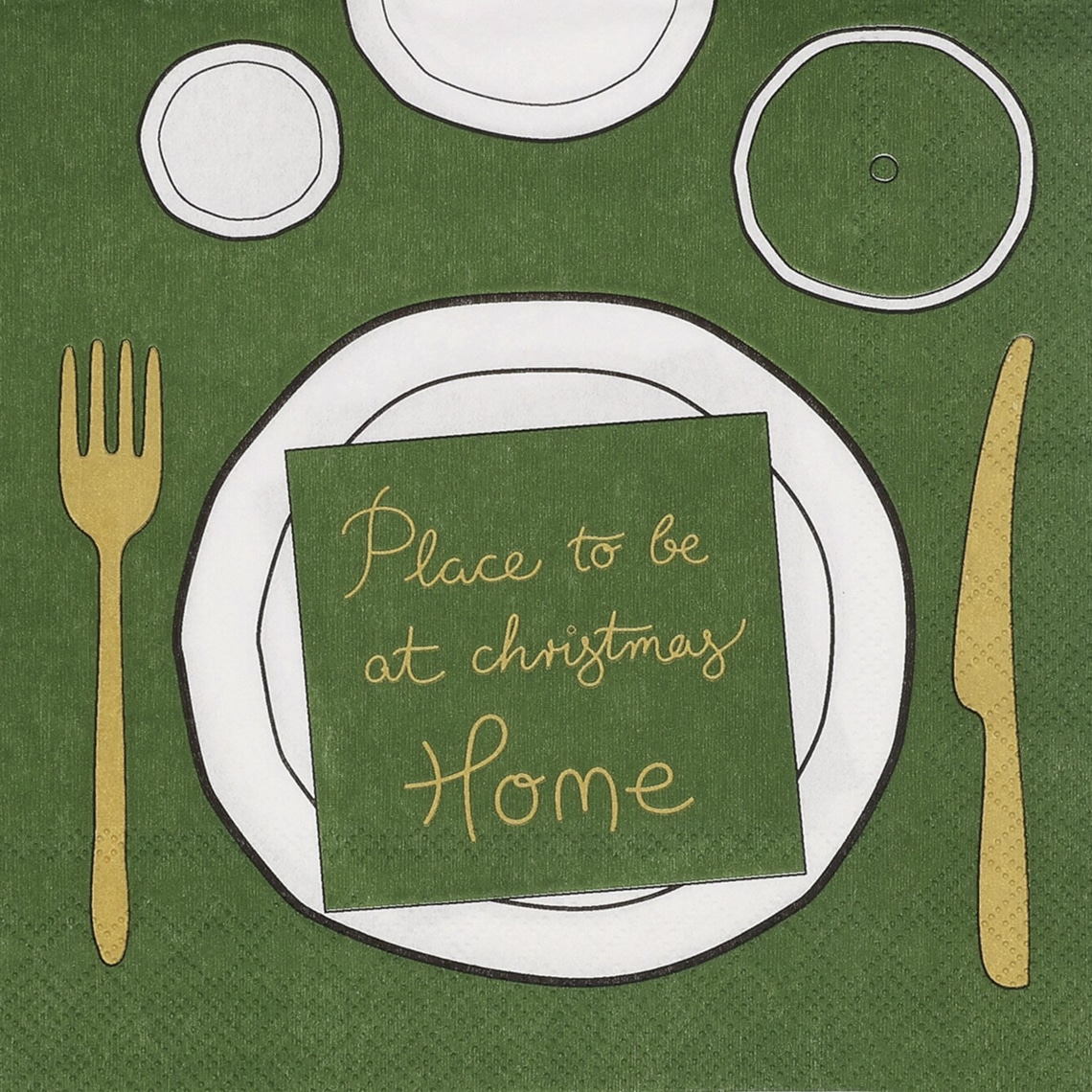 92714_art-f_d_lunchservietten_serviette-place-to-be-at-christmas-home_y24_pv_v01 Raeder - Χαρτοπετσέτα Place To Be At Christmas HOME - Image 1