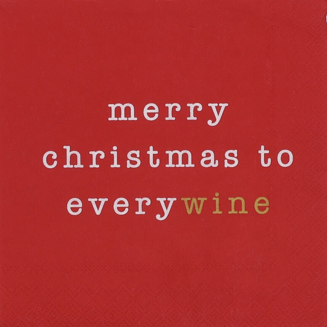 92716_art-f_d_cocktailservietten_cocktailserviette-merry-christmas-to-everywine_y24_pv_v01 Raeder - Χαρτοπετσέτα Cocktail Merry Christmas To Everywine - Image 1