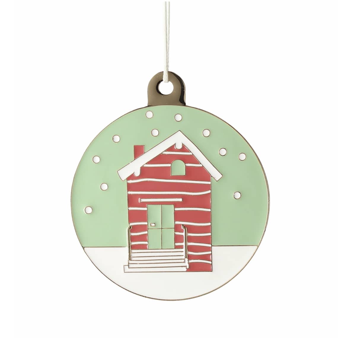 92778_art-f_l_elemente-ornamente-zweige_winterornament-schneehtte_y24_pv_v01 Raeder - Μεταλλικό Στολίδι Winter Snow Hut - Image 1