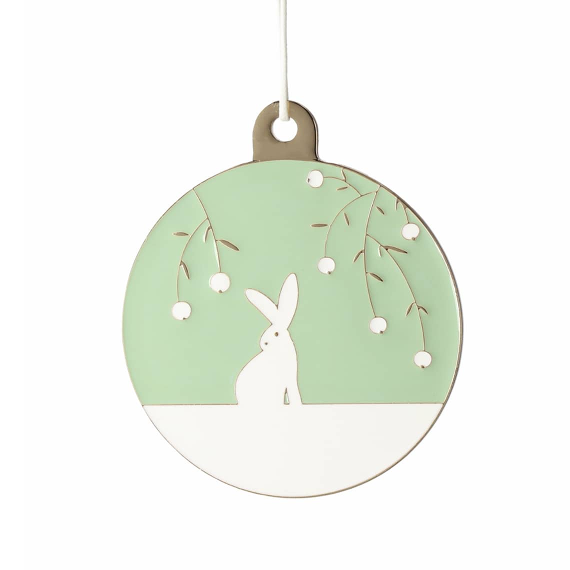 92782_art-f_l_elemente-ornamente-zweige_winterornament-hase_y24_pv_v01 Raeder - Μεταλλικό Στολίδι Winter Rabbit - Image 1