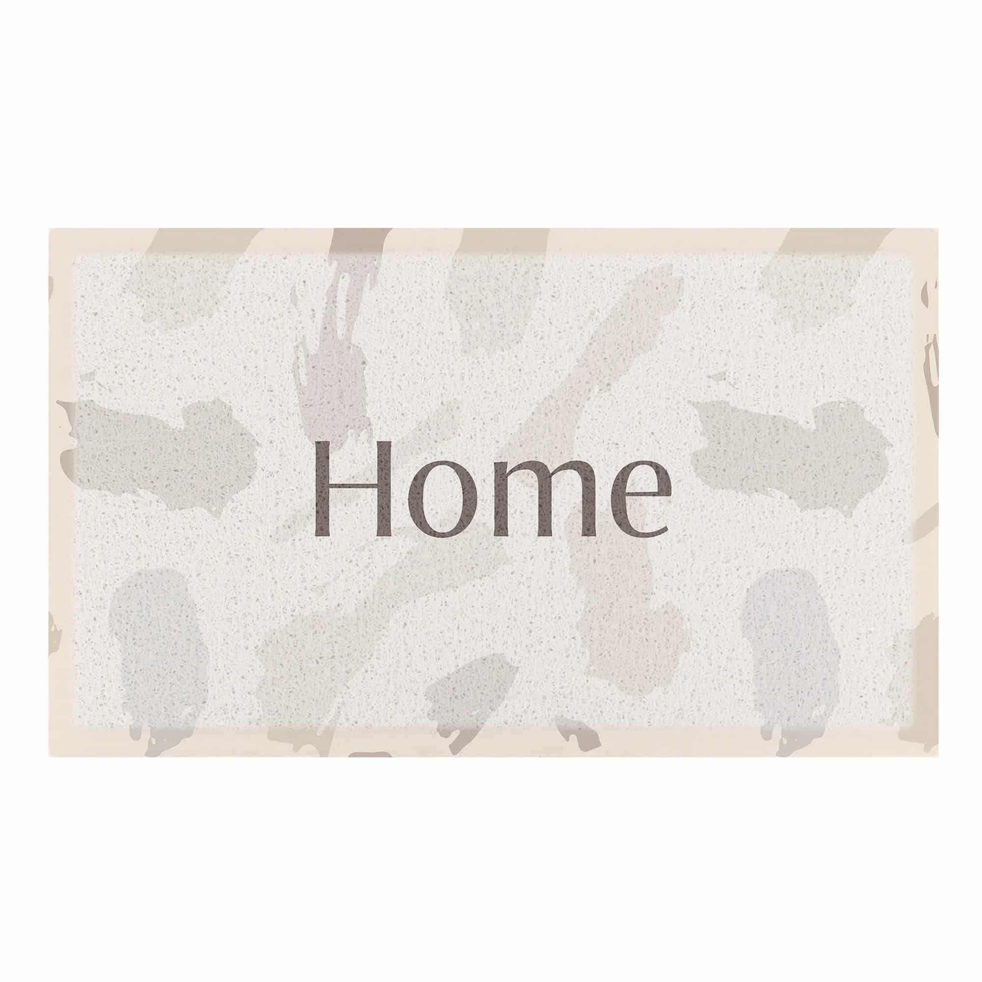 DMW-HOMECREAM-7040 Artsy Mats - Χαλάκι Εισόδου Neutral Paint Splash Home 70x40cm - Image 1